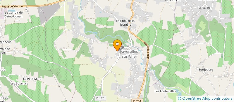 localisation de l'entreprise MONSIEUR JORDAN BURY  FAVEROLLES-SUR-CHER