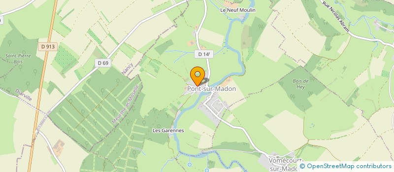 localisation de l'entreprise MONSIEUR JORDAN CAIRONI  PONT-SUR-MADON