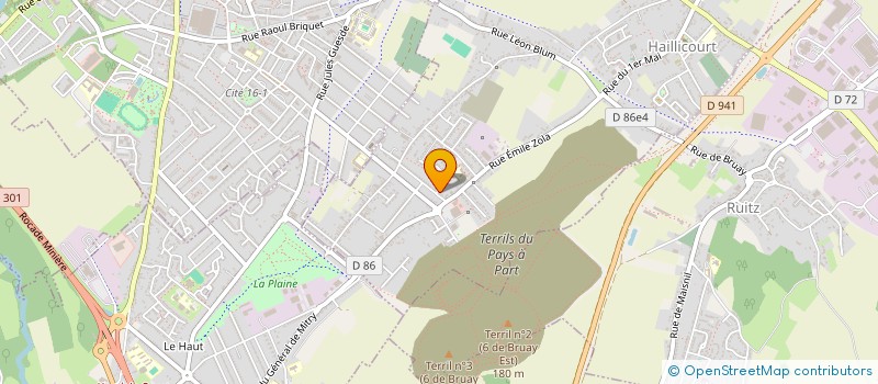 localisation de l'entreprise MONSIEUR JORDAN CAMBELIN  HAILLICOURT