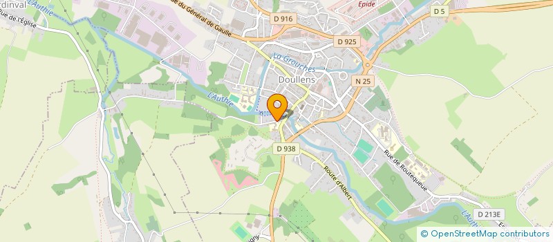 localisation de l'entreprise MONSIEUR JORDAN CANDELLIER  DOULLENS