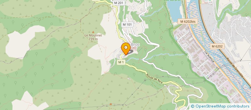 localisation de l'entreprise MONSIEUR JORDAN CARBONNEAUX  LE BROC