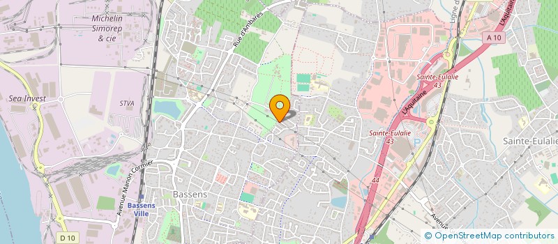 localisation de l'entreprise MONSIEUR JORDAN CARRE  BASSENS