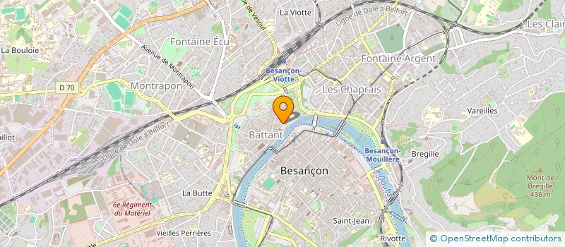 localisation de l'entreprise MONSIEUR JORDAN CARREZ  BESANCON