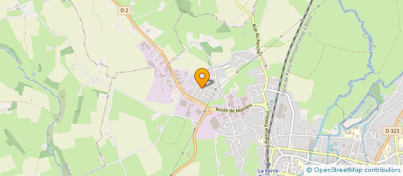 localisation de l'entreprise MONSIEUR JORDAN CASTRIEN  LA FERTE-BERNARD