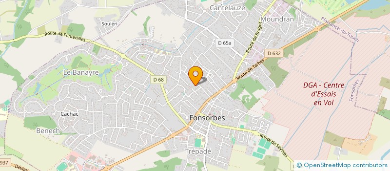 localisation de l'entreprise MONSIEUR JORDAN CELAYA  FONSORBES