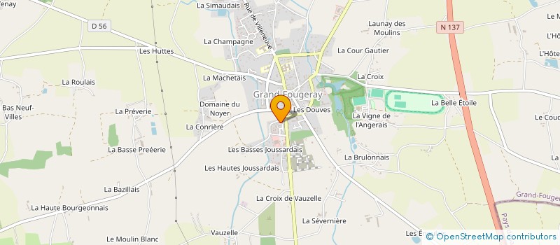 localisation de l'entreprise MONSIEUR JORDAN CELO  GRAND-FOUGERAY