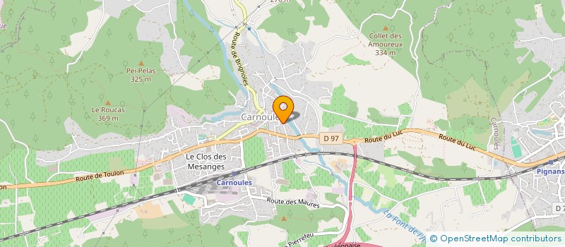 localisation de l'entreprise MONSIEUR JORDAN CERINI  CARNOULES