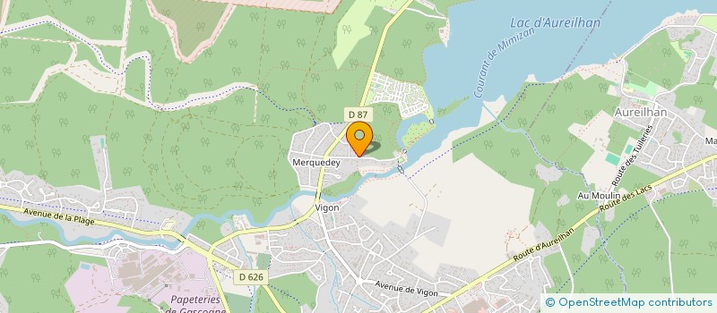 localisation de l'entreprise MONSIEUR JORDAN CHABRIER  MIMIZAN