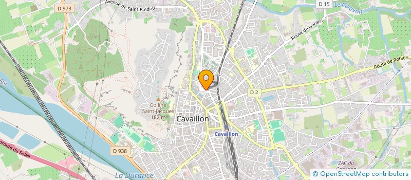 localisation de l'entreprise MONSIEUR JORDAN CHAPPAZ  CAVAILLON