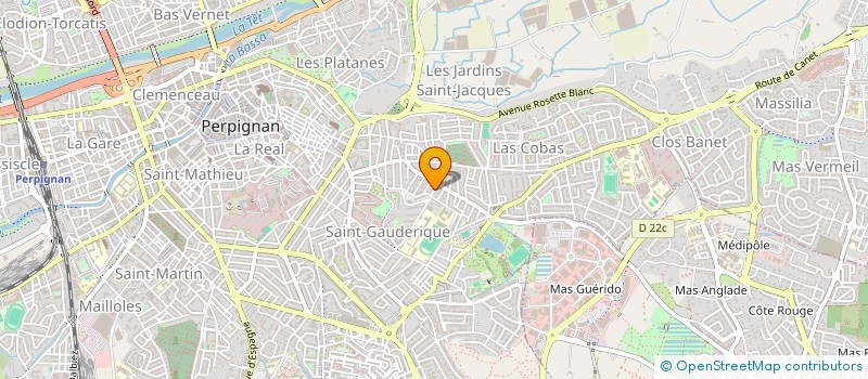 localisation de l'entreprise MONSIEUR JORDAN CHARCOS  PERPIGNAN