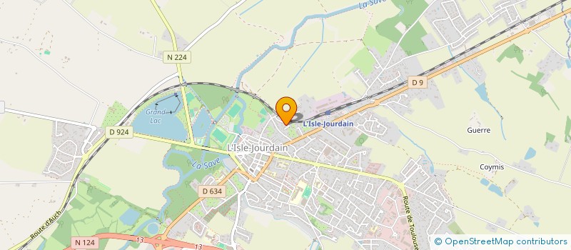 localisation de l'entreprise MONSIEUR JORDAN CHARDELIN  L'ISLE-JOURDAIN