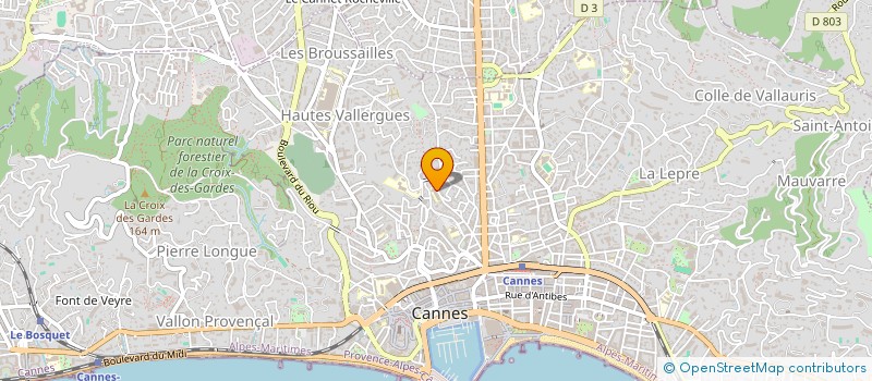 localisation de l'entreprise MONSIEUR JORDAN CHAUVEAU à CANNES