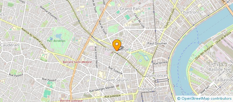 localisation de l'entreprise MONSIEUR JORDAN CHAUVEAU  BORDEAUX