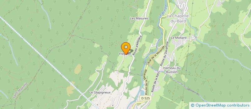 localisation de l'entreprise MONSIEUR JORDAN CHENEVIER  LE MOUTARET