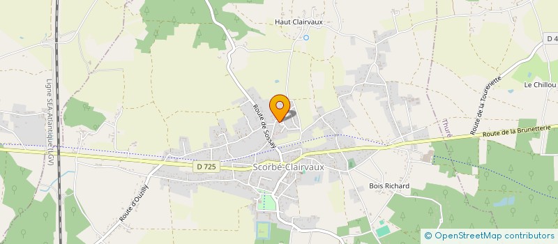 localisation de l'entreprise MONSIEUR JORDAN CHICARD  SCORBE-CLAIRVAUX