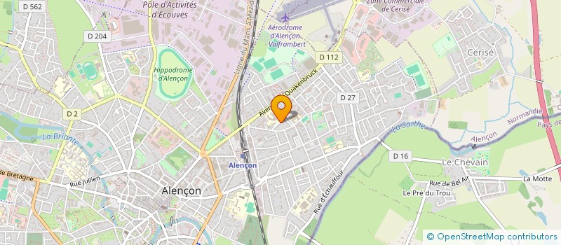 localisation de l'entreprise MONSIEUR JORDAN CHOLLEY à ALENCON