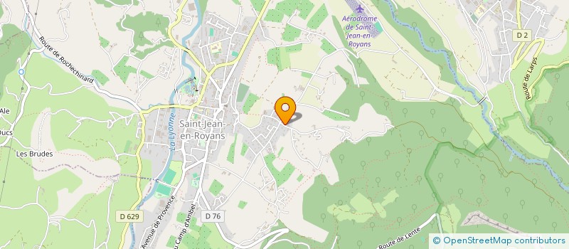 localisation de l'entreprise MONSIEUR JORDAN CLARENN  SAINT-JEAN-EN-ROYANS