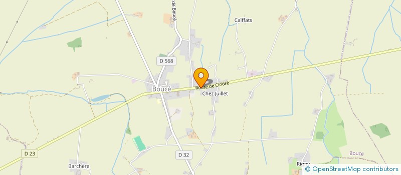 localisation de l'entreprise MONSIEUR JORDAN COQUILLAT  BOUCE