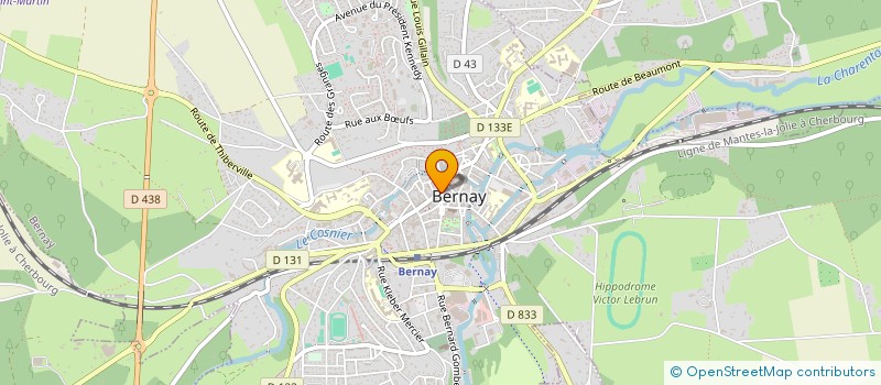 localisation de l'entreprise MONSIEUR JORDAN CORBLIN  BERNAY