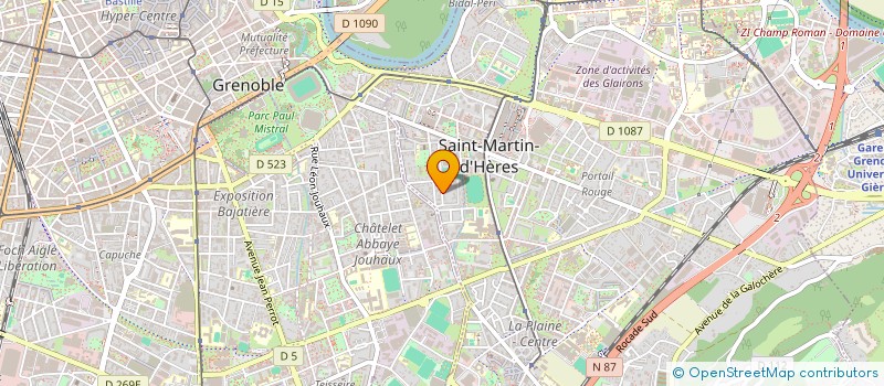 localisation de l'entreprise MONSIEUR JORDAN CORVEE  SAINT-MARTIN-D'HERES