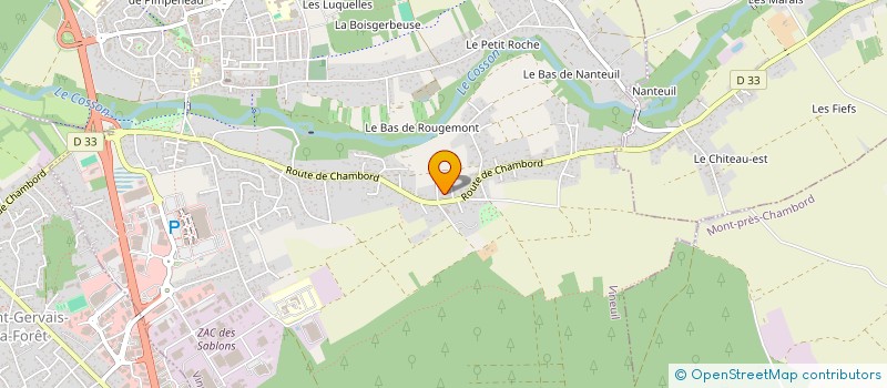 localisation de l'entreprise MONSIEUR JORDAN COUARD à VINEUIL