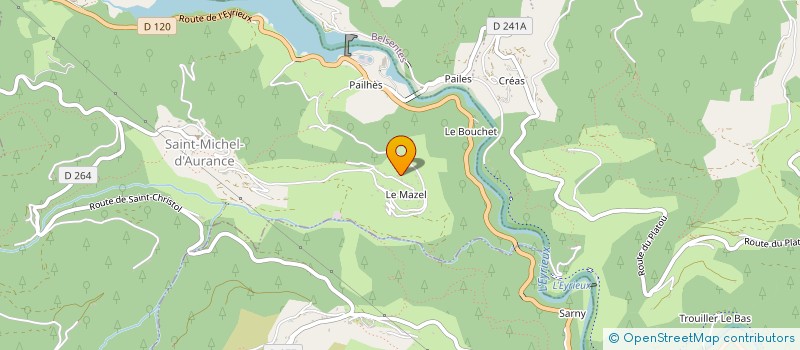 localisation de l'entreprise MONSIEUR JORDAN COURT  SAINT-MICHEL-D'AURANCE