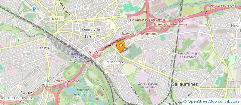 localisation de l'entreprise MONSIEUR JORDAN CUCHEVAL  SALLAUMINES