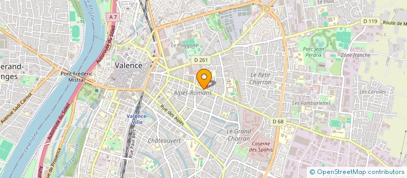 localisation de l'entreprise MONSIEUR JORDAN DA SILVA à VALENCE