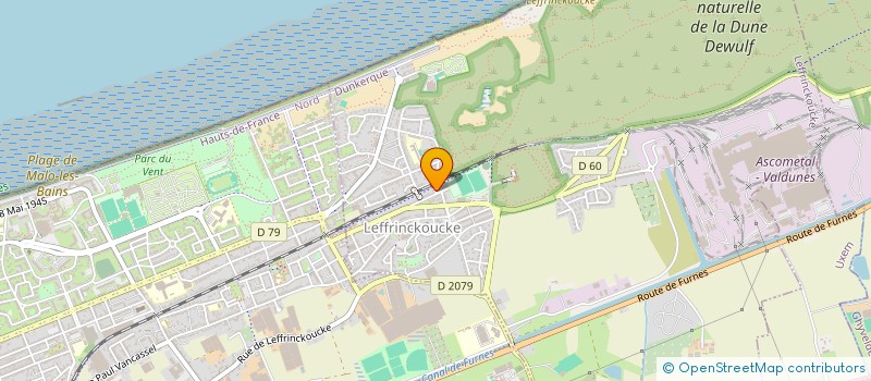 localisation de l'entreprise MONSIEUR JORDAN DAKOUGNA  LEFFRINCKOUCKE