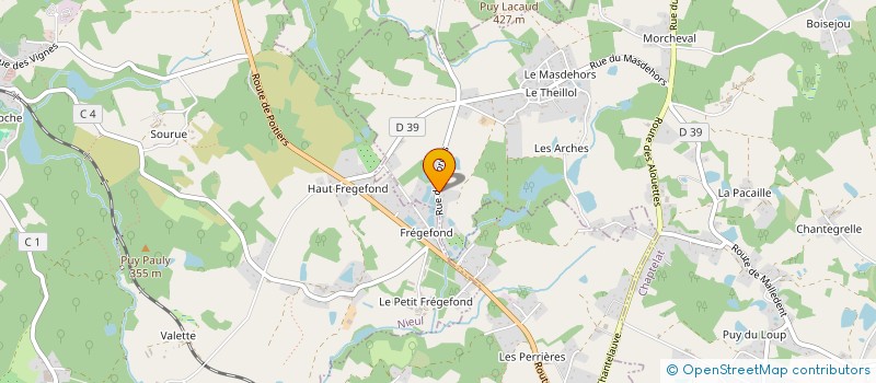 localisation de l'entreprise MONSIEUR JORDAN DARTHOUT à CHAPTELAT