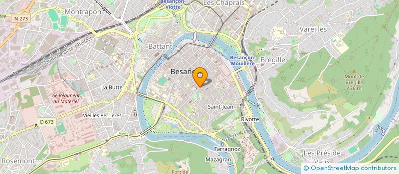 localisation de l'entreprise MONSIEUR JORDAN DAVERIO  BESANCON