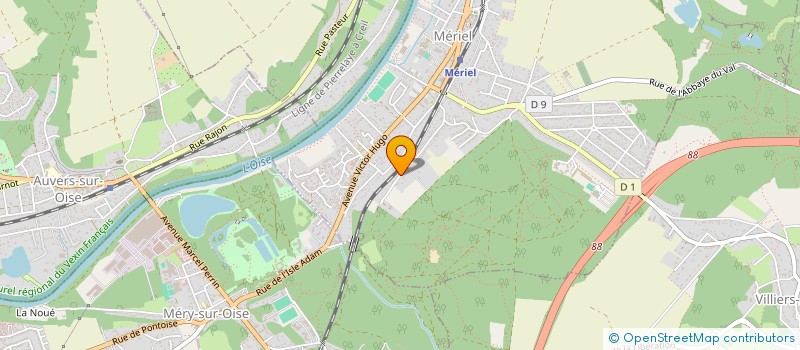 localisation de l'entreprise MONSIEUR JORDAN DAVID JEAN MA MAY  MERIEL