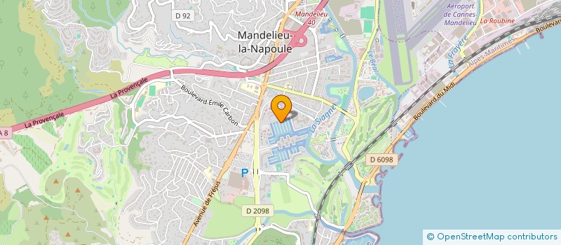 localisation de l'entreprise MONSIEUR JORDAN DAVIDOFF à MANDELIEU-LA-NAPOULE