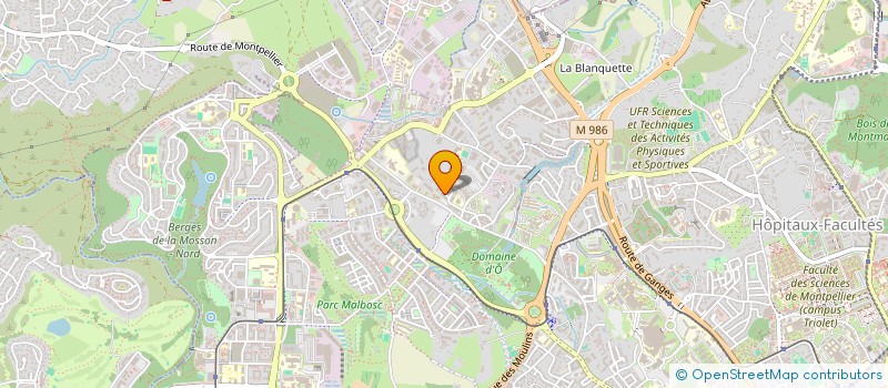 localisation de l'entreprise MONSIEUR JORDAN DE BOISROLIN  MONTPELLIER