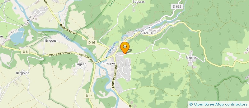 localisation de l'entreprise MONSIEUR JORDAN DECHAMBRE  AUZON