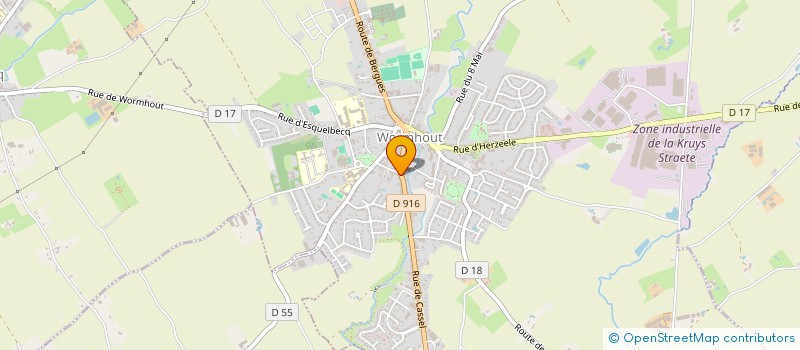 localisation de l'entreprise MONSIEUR JORDAN DECORDE  WORMHOUT