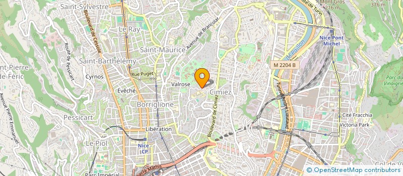 localisation de l'entreprise MONSIEUR JORDAN DEGRAVE  NICE