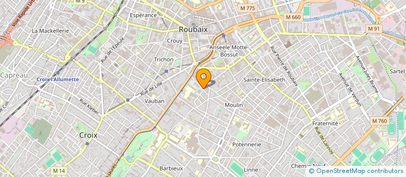 localisation de l'entreprise MONSIEUR JORDAN DELABY  ROUBAIX