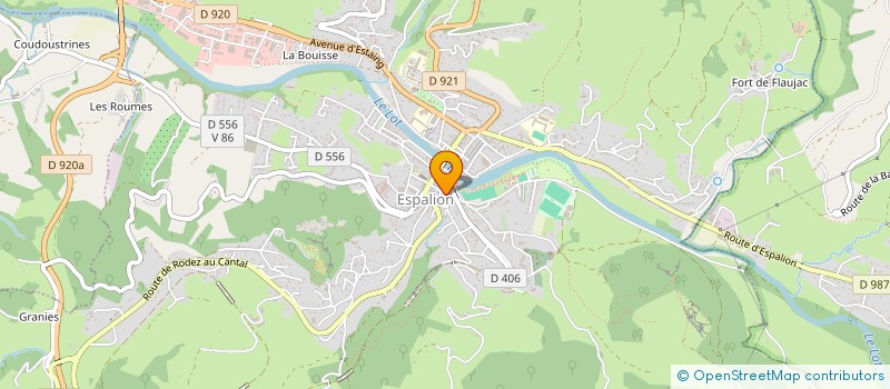 localisation de l'entreprise MONSIEUR JORDAN DELANCE  ESPALION