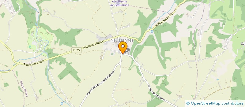 localisation de l'entreprise MONSIEUR JORDAN DELMON  NAUSSANNES