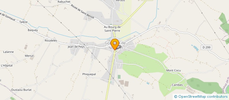 localisation de l'entreprise MONSIEUR JORDAN DELTINGER  GONTAUD-DE-NOGARET