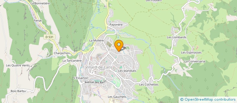 localisation de l'entreprise MONSIEUR JORDAN DEPRES  VILLARD-DE-LANS