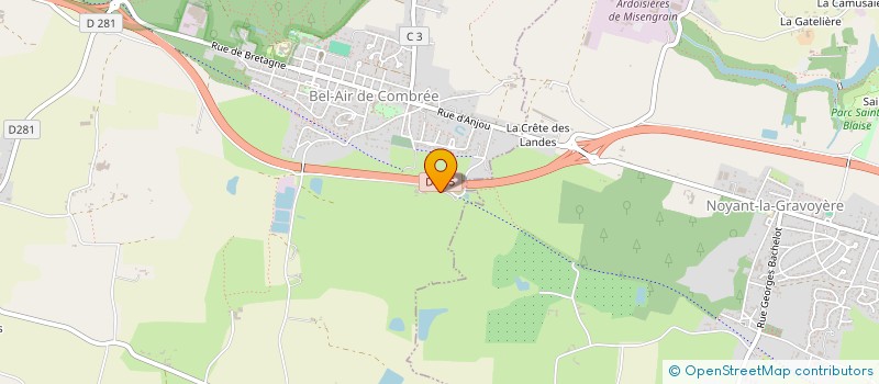 localisation de l'entreprise MONSIEUR JORDAN DERSOIR  OMBREE D'ANJOU