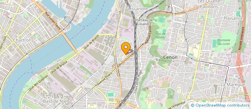 localisation de l'entreprise MONSIEUR JORDAN DESCHAMPS  CENON