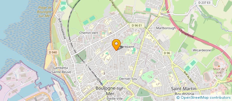 localisation de l'entreprise MONSIEUR JORDAN DESCORDES  BOULOGNE-SUR-MER