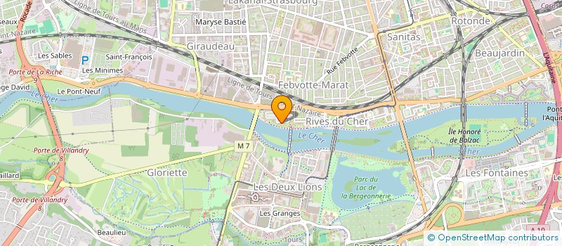 localisation de l'entreprise MONSIEUR JORDAN DESHAIX  TOURS