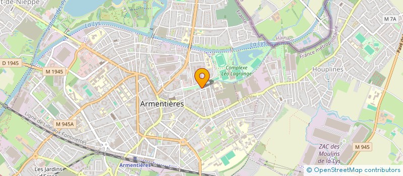 localisation de l'entreprise MONSIEUR JORDAN DESSAINT  ARMENTIERES