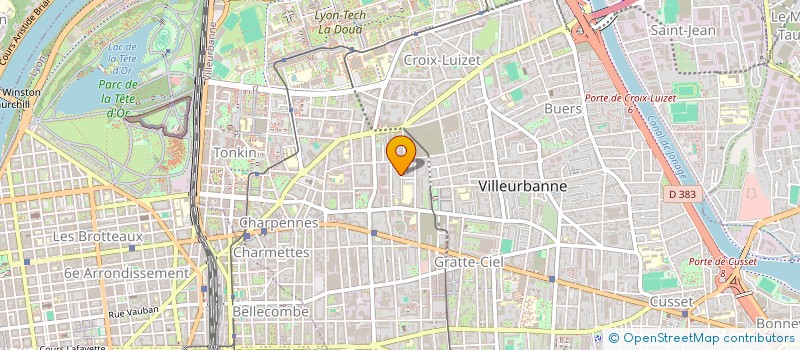 localisation de l'entreprise MONSIEUR JORDAN DESSALLES  VILLEURBANNE