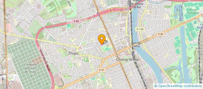 localisation de l'entreprise MONSIEUR JORDAN DI BELLA  THIAIS