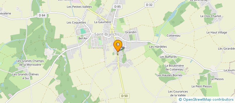 localisation de l'entreprise MONSIEUR JORDAN DOS SANTOS BRANCO  SAINT-BRANCHS